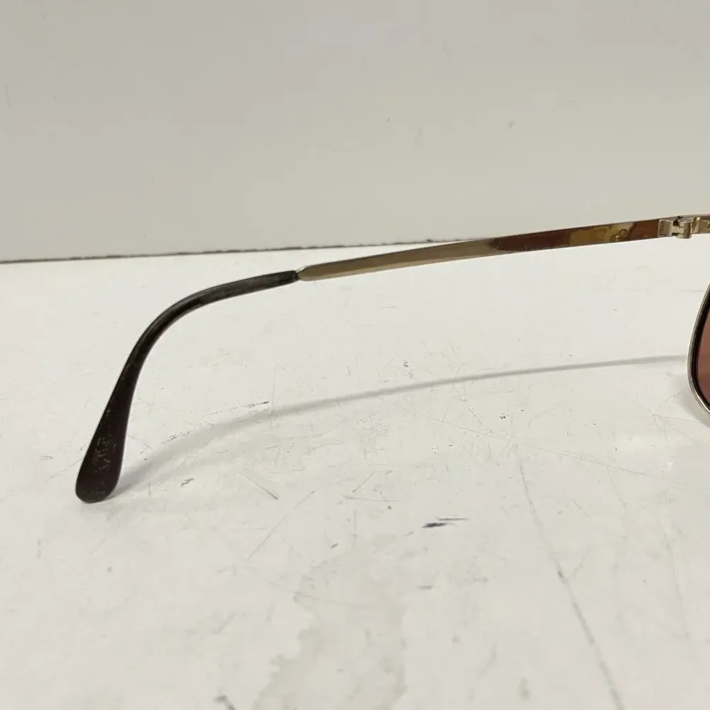 VTG 80’s Revo Malibu Sunglasses 989/005 Gold Plate Frame NASA Lens Tech Japan